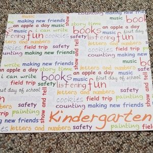 School Scrapbook embellishments